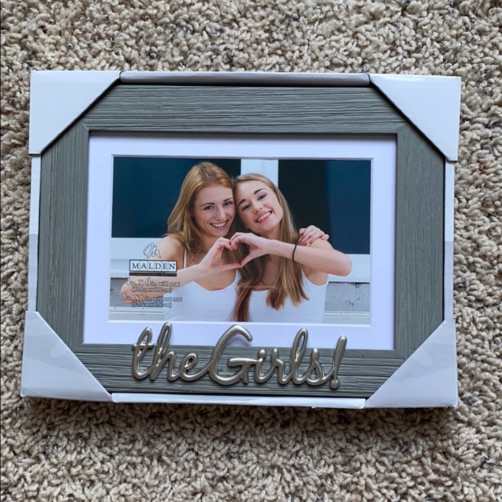the girls! picture frame